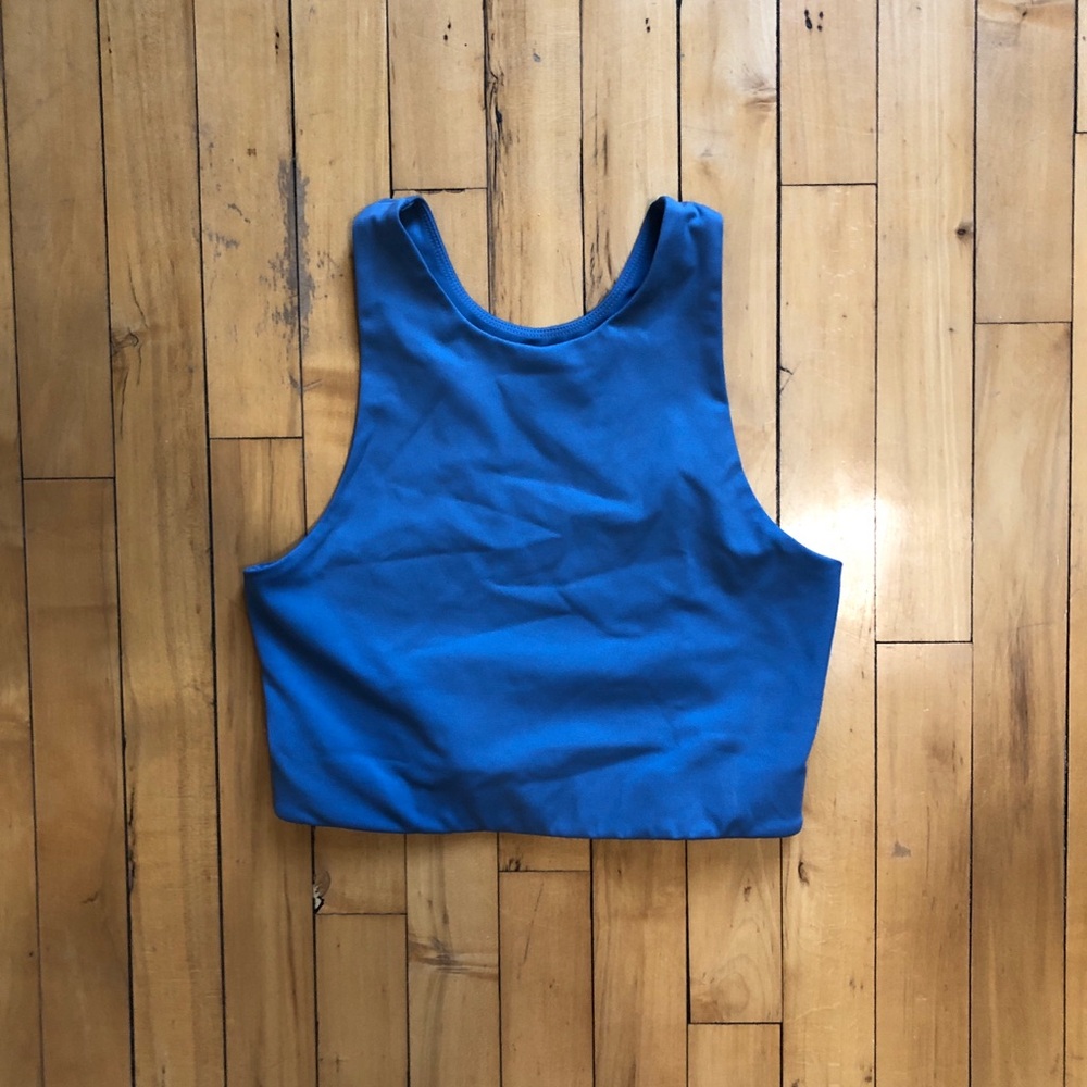 Light Blue Girlfriend Collective Bra/Tank - size M